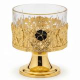 AKDC Gold Metal & Glass Elegant Decorative Bowl for Candy, Nuts & Table Styling 10 × 9 cm - Al Kabayel Discount CentreAKDC Gold Metal & Glass Elegant Decorative Bowl for Candy, Nuts & Table Styling 10 × 9 cmBowlsAKDCAl Kabayel Discount Centre
