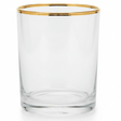 AKDC Gold Rim Premium Glass Tumbler Elegant Design with Golden Rim for Serving Drinks 300ml - Al Kabayel Discount CentreAKDC Gold Rim Premium Glass Tumbler Elegant Design with Golden Rim for Serving Drinks 300mltumblersAKDCAl Kabayel Discount Centre