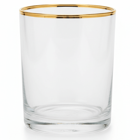 AKDC Gold Rim Premium Glass Tumbler Elegant Design with Golden Rim for Serving Drinks 300ml - Al Kabayel Discount CentreAKDC Gold Rim Premium Glass Tumbler Elegant Design with Golden Rim for Serving Drinks 300mltumblersAKDCAl Kabayel Discount Centre