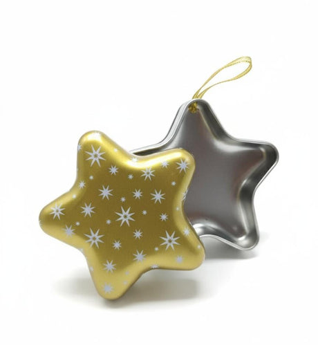AKDC Gold Star - Shaped Hanging Candy Box 12 cm – Sparkling Christmas Tree Ornament & Festive Gift Holder - Al Kabayel Discount CentreAKDC Gold Star - Shaped Hanging Candy Box 12 cm – Sparkling Christmas Tree Ornament & Festive Gift HolderHome Décor AccentsAKDCAl Kabayel Discount Centre