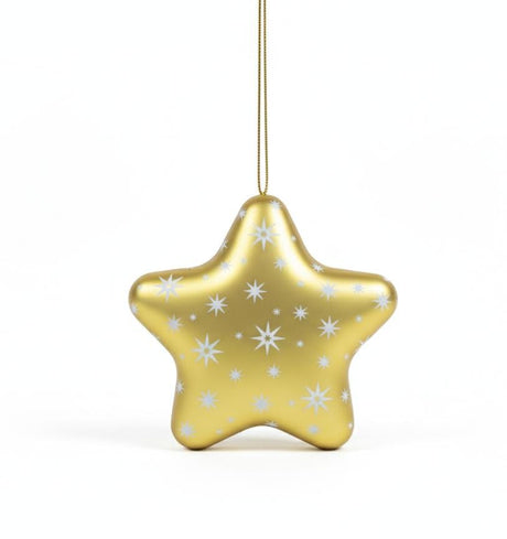 AKDC Gold Star - Shaped Hanging Candy Box 12 cm – Sparkling Christmas Tree Ornament & Festive Gift Holder - Al Kabayel Discount CentreAKDC Gold Star - Shaped Hanging Candy Box 12 cm – Sparkling Christmas Tree Ornament & Festive Gift HolderHome Décor AccentsAKDCAl Kabayel Discount Centre