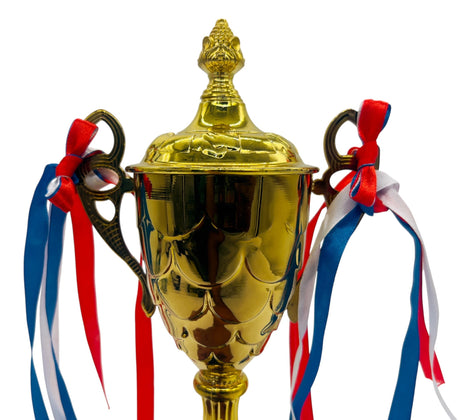 AKDC Gold Trophy Cup Sports Match Metal Trophy First Place Winner Awards for Tournaments, Competitions 28cm - Al Kabayel Discount CentreAKDC Gold Trophy Cup Sports Match Metal Trophy First Place Winner Awards for Tournaments, Competitions 28cmSportsAKDCAl Kabayel Discount Centre