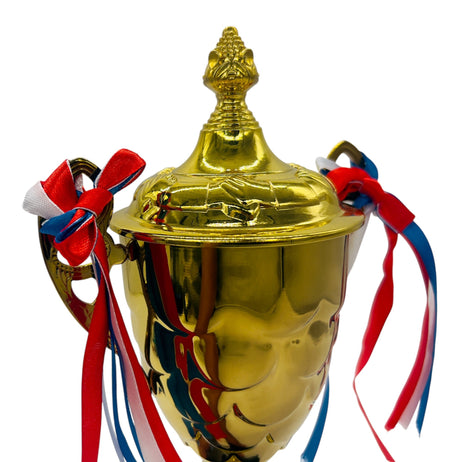 AKDC Gold Trophy Cup Sports Match Metal Trophy First Place Winner Awards for Tournaments, Competitions 31cm - Al Kabayel Discount CentreAKDC Gold Trophy Cup Sports Match Metal Trophy First Place Winner Awards for Tournaments, Competitions 31cmSportsAKDCAl Kabayel Discount Centre