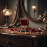 AKDC Golden and Black Wooden Jewellery Storage Box with Antique Brass Lock, Compact Design (4 inch) - Al Kabayel Discount CentreAKDC Golden and Black Wooden Jewellery Storage Box with Antique Brass Lock, Compact Design (4 inch)Organizers & AccessoriesAKDCAl Kabayel Discount Centre