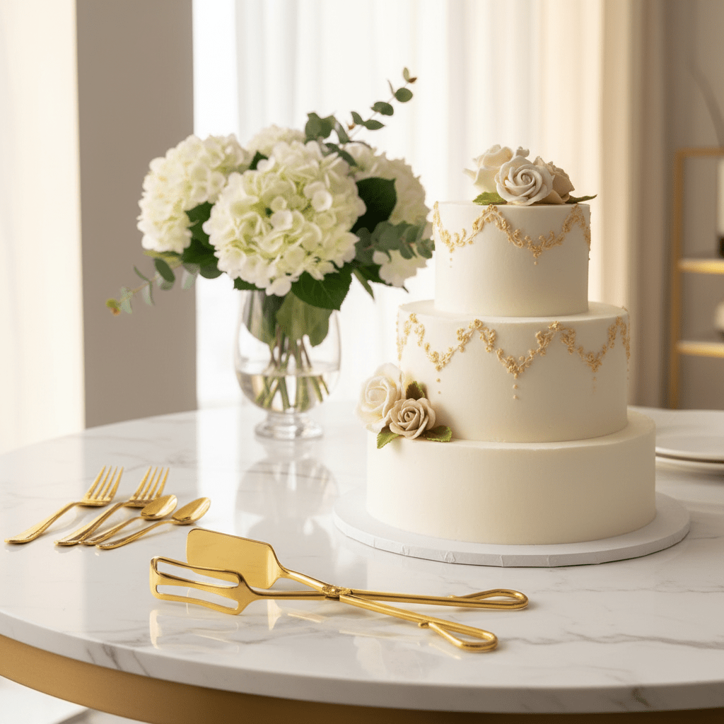 AKDC Golden Cake Tong 25cm — The Art of the Perfect Slice - Al Kabayel Discount CentreAKDC Golden Cake Tong 25cm — The Art of the Perfect SliceKitchen Utensils & GadgetsAKDCAl Kabayel Discount Centre