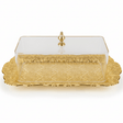 AKDC GoldServe Premium Golden Rectangular Metal Snack Plate with Clear Acrylic Lid Serving Dish 28×16cm - Al Kabayel Discount CentreAKDC GoldServe Premium Golden Rectangular Metal Snack Plate with Clear Acrylic Lid Serving Dish 28×16cmServing TraysAKDCAl Kabayel Discount Centre
