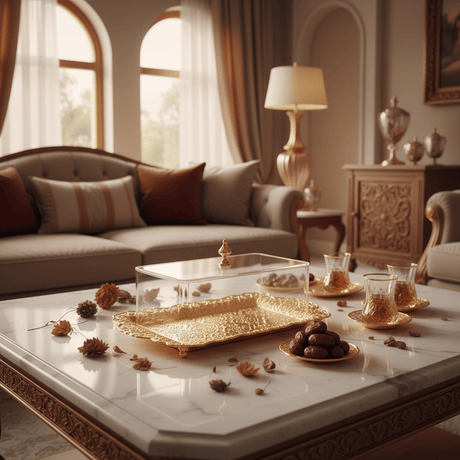 AKDC GoldServe Premium Golden Rectangular Metal Snack Plate with Clear Acrylic Lid Serving Dish 28×16cm - Al Kabayel Discount CentreAKDC GoldServe Premium Golden Rectangular Metal Snack Plate with Clear Acrylic Lid Serving Dish 28×16cmServing TraysAKDCAl Kabayel Discount Centre