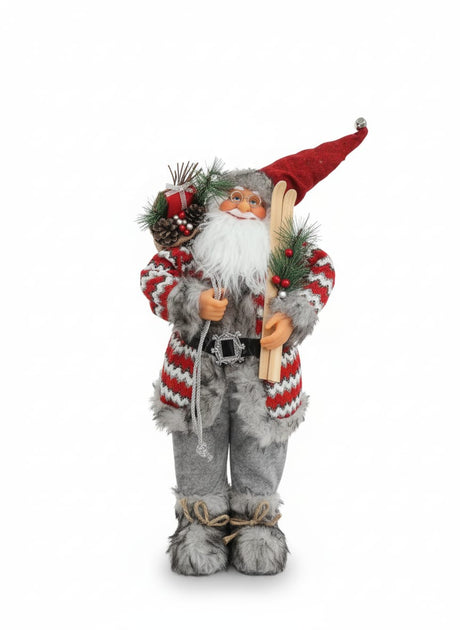 AKDC Grand Christmas Santa Figurine in Red & White Dress – 75 cm - Al Kabayel Discount CentreAKDC Grand Christmas Santa Figurine in Red & White Dress – 75 cmHome Décor AccentsAKDCAl Kabayel Discount Centre
