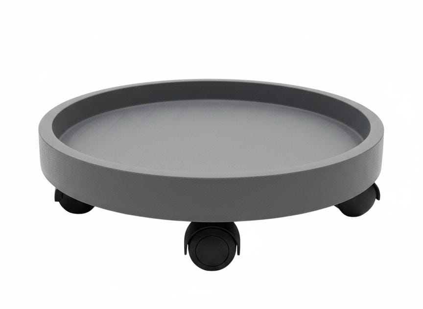 AKDC Gray Rolling Plant Caddy – Low - Profile Plastic Plant Base with Wheels – 45×3.5 cm - Al Kabayel Discount CentreAKDC Gray Rolling Plant Caddy – Low - Profile Plastic Plant Base with Wheels – 45×3.5 cmFlower/Plant PotsAKDCAl Kabayel Discount Centre