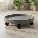 AKDC Gray Rolling Plant Caddy – Low - Profile Plastic Plant Base with Wheels – 45×3.5 cm - Al Kabayel Discount CentreAKDC Gray Rolling Plant Caddy – Low - Profile Plastic Plant Base with Wheels – 45×3.5 cmFlower/Plant PotsAKDCAl Kabayel Discount Centre