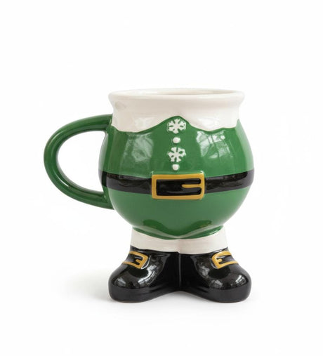 AKDC Green Ceramic Christmas Pot 650 ml – Buddy the Elf Design Festive Tableware - Al Kabayel Discount CentreAKDC Green Ceramic Christmas Pot 650 ml – Buddy the Elf Design Festive TablewareTea/Coffee PotsAKDCAl Kabayel Discount Centre