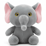 AKDC Grey Elephant Plush Toy 30cm Soft Stuffed Animal Safari Toy Gift for Kids Boys Girls - Al Kabayel Discount CentreAKDC Grey Elephant Plush Toy 30cm Soft Stuffed Animal Safari Toy Gift for Kids Boys GirlsToysAKDCAl Kabayel Discount Centre