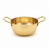 AKDC Hammered Gold Stainless Steel Round Soup Pot With Handle - 18cm - Al Kabayel Discount CentreAKDC Hammered Gold Stainless Steel Round Soup Pot With Handle - 18cmCasseroles & Stock PotsAKDCAl Kabayel Discount Centre