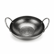 AKDC Hammered Stainless Steel Round Pan With Handle - 24cm - Al Kabayel Discount CentreAKDC Hammered Stainless Steel Round Pan With Handle - 24cmFrying Pan & Grill PanAKDCAl Kabayel Discount Centre