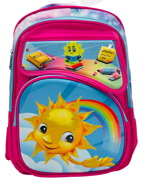 AKDC Happy Sun School Backpack 40cm*31cm*18cm, Multicolour - Al Kabayel Discount CentreAKDC Happy Sun School Backpack 40cm*31cm*18cm, MulticolourSchool BagsAKDCAl Kabayel Discount Centre