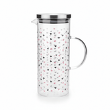 AKDC Heart Print Glass Jug With Lid - 1500ML - Al Kabayel Discount CentreAKDC Heart Print Glass Jug With Lid - 1500MLDrinkware SetsAKDCAl Kabayel Discount Centre