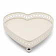 AKDC Heart - Shaped Cream Metal Candy Tray 20cm | Decorative Lattice Serving Tray - Al Kabayel Discount CentreAKDC Heart - Shaped Cream Metal Candy Tray 20cm | Decorative Lattice Serving TrayServing TraysAKDCAl Kabayel Discount Centre
