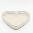 AKDC Heart - Shaped Cream Metal Candy Tray 25cm – Elegant Lattice Serving Platter for Sweets & Décor - Al Kabayel Discount CentreAKDC Heart - Shaped Cream Metal Candy Tray 25cm – Elegant Lattice Serving Platter for Sweets & DécorServing TraysAKDCAl Kabayel Discount Centre