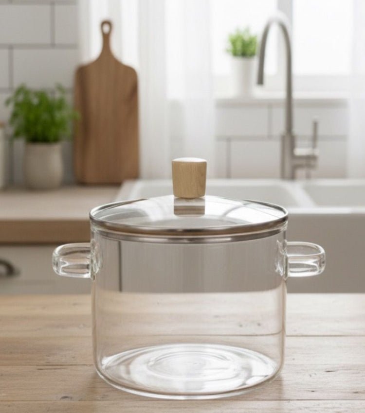 AKDC High Borosilicate Double Ear Glass Pot 2.6 Liter - Al Kabayel Discount CentreAKDC High Borosilicate Double Ear Glass Pot 2.6 LiterCasseroles & Stock PotsAKDCAl Kabayel Discount Centre