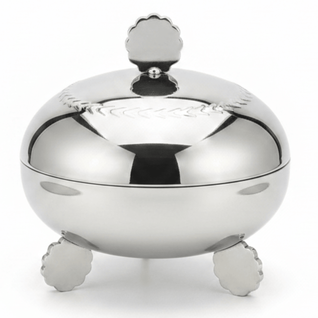 AKDC High - Grade Stainless Steel Dates Bowl with Lid for Serving Dry Fruits, Nuts & Snacks – 12 cm - Al Kabayel Discount CentreAKDC High - Grade Stainless Steel Dates Bowl with Lid for Serving Dry Fruits, Nuts & Snacks – 12 cmBowlsAKDCAl Kabayel Discount Centre