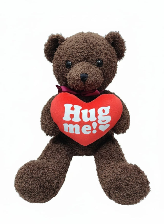 AKDC Hug Me Teddy Bear (45 cm) – Brown Color Plush Toy - Al Kabayel Discount CentreAKDC Hug Me Teddy Bear (45 cm) – Brown Color Plush ToyToysAKDCAl Kabayel Discount Centre
