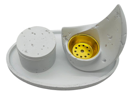 AKDC Incense Burner Set 19.5cm*11.5cm*13.5cm, POP Material, White, XX805 - 9 - Al Kabayel Discount CentreAKDC Incense Burner Set 19.5cm*11.5cm*13.5cm, POP Material, White, XX805 - 9Home Décor AccentsAKDCAl Kabayel Discount Centre