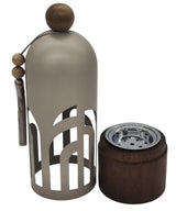 AKDC Incense Burner with Wooden Base and Metal Cover 22cm*8cm*8cm, Ivory - Al Kabayel Discount CentreAKDC Incense Burner with Wooden Base and Metal Cover 22cm*8cm*8cm, IvoryHome Décor AccentsAKDCAl Kabayel Discount Centre