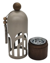 AKDC Incense Burner with Wooden Base and Metal Cover 28cm*8cm*8cm, Ivory - Al Kabayel Discount CentreAKDC Incense Burner with Wooden Base and Metal Cover 28cm*8cm*8cm, IvoryHome Décor AccentsAKDCAl Kabayel Discount Centre