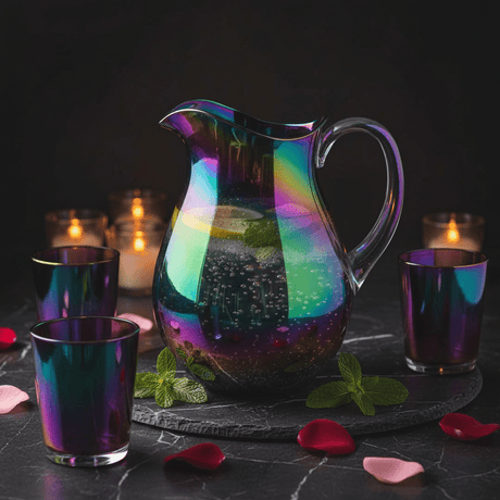 AKDC Iridescent Rainbow Finish Acrylic Jug Eye Catching Beverage Pitcher for Parties and Home Use 20 × 12.5 cm - Al Kabayel Discount CentreAKDC Iridescent Rainbow Finish Acrylic Jug Eye Catching Beverage Pitcher for Parties and Home Use 20 × 12.5 cmJugsAKDCAl Kabayel Discount Centre