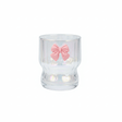 AKDC Iridescent Ribbed Glass Tumbler with Pink Bow Detail | 310ml | Drinkware - Al Kabayel Discount CentreAKDC Iridescent Ribbed Glass Tumbler with Pink Bow Detail | 310ml | DrinkwareTumblersAKDCAl Kabayel Discount Centre