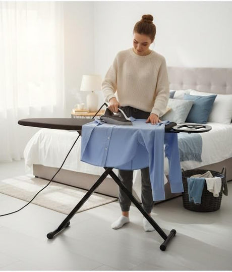 AKDC Ironing Board 36x12 Inch – Reinforced Frame with Heat Resistant Cover Assorted Color - Al Kabayel Discount CentreAKDC Ironing Board 36x12 Inch – Reinforced Frame with Heat Resistant Cover Assorted ColorIroning BoardAKDCAl Kabayel Discount Centre
