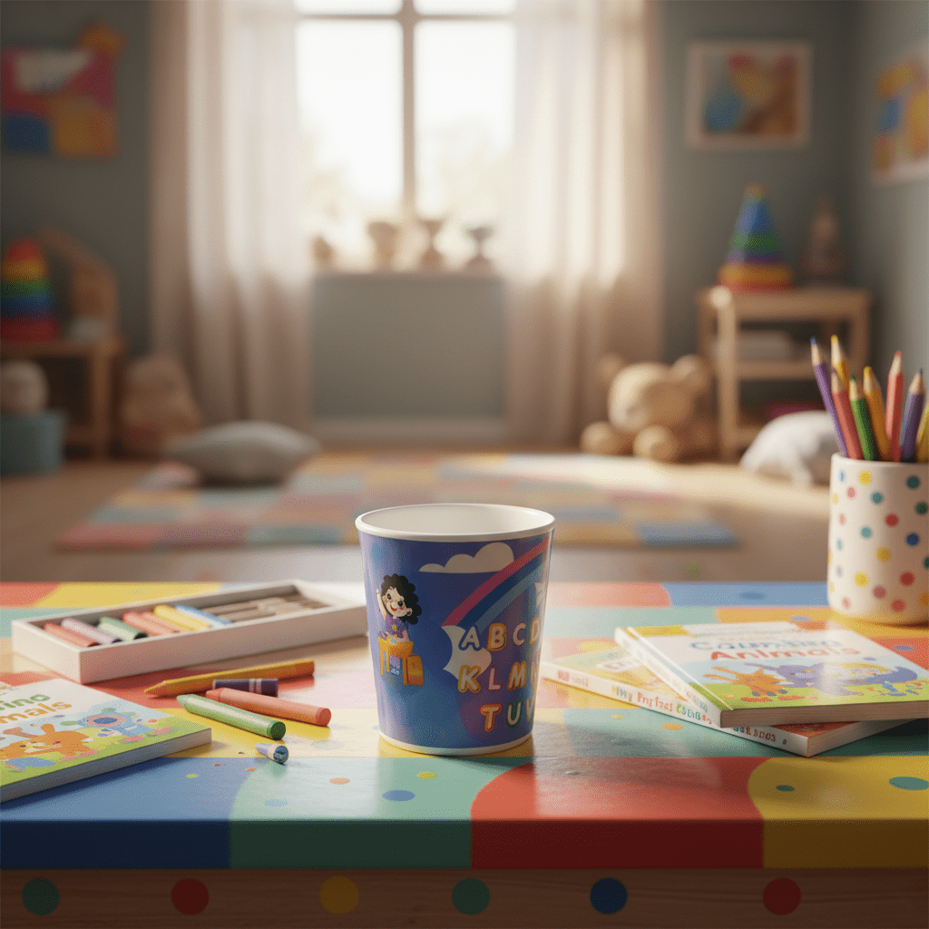 AKDC Kids Designer Plastic Tumbler – Blue Elegant Printed Drinking Cup for Kids 250 ml - Al Kabayel Discount CentreAKDC Kids Designer Plastic Tumbler – Blue Elegant Printed Drinking Cup for Kids 250 mlTumblersAKDCAl Kabayel Discount Centre