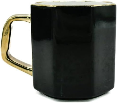 AKDC Km Ceramic Mug 380ml 18.8 X 20.8 X 29.7 Cm Black/Golden - Al Kabayel Discount CentreAKDC Km Ceramic Mug 380ml 18.8 X 20.8 X 29.7 Cm Black/GoldenMugsAKDCAl Kabayel Discount Centre