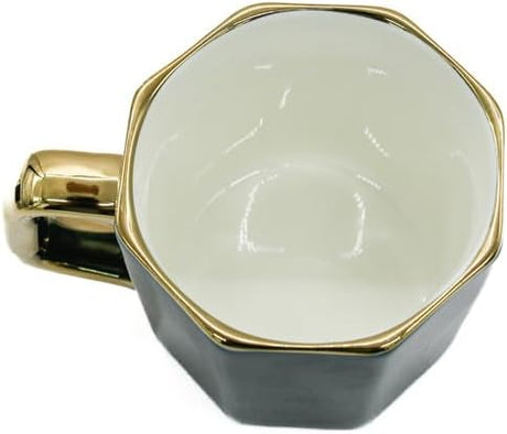 AKDC Km Ceramic Mug 380ml 18.8 X 20.8 X 29.7 Cm Green/Golden - Al Kabayel Discount CentreAKDC Km Ceramic Mug 380ml 18.8 X 20.8 X 29.7 Cm Green/GoldenMugsAKDCAl Kabayel Discount Centre
