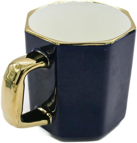 AKDC Km Ceramic Mug 380ml 18.8 X 20.8 X 29.7 Cm Navy Blue/Golden - Al Kabayel Discount CentreAKDC Km Ceramic Mug 380ml 18.8 X 20.8 X 29.7 Cm Navy Blue/GoldenMugsAKDCAl Kabayel Discount Centre
