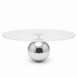 AKDC Large Acrylic Round Cake Display Stand with Durable Silver Metal Base for Events and Parties – 30×15 cm - Al Kabayel Discount CentreAKDC Large Acrylic Round Cake Display Stand with Durable Silver Metal Base for Events and Parties – 30×15 cmServing TraysAKDCAl Kabayel Discount Centre