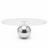 AKDC Large Acrylic Round Cake Display Stand with Durable Silver Metal Base for Events and Parties – 30×15 cm - Al Kabayel Discount CentreAKDC Large Acrylic Round Cake Display Stand with Durable Silver Metal Base for Events and Parties – 30×15 cmServing TraysAKDCAl Kabayel Discount Centre
