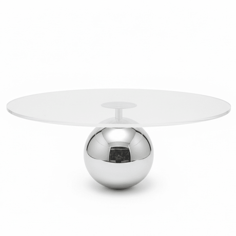AKDC Large Acrylic Round Cake Display Stand with Durable Silver Metal Base for Events and Parties – 30×15 cm - Al Kabayel Discount CentreAKDC Large Acrylic Round Cake Display Stand with Durable Silver Metal Base for Events and Parties – 30×15 cmServing TraysAKDCAl Kabayel Discount Centre