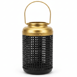 AKDC Large Black and Gold Metal Lantern Candle Holder with Handle for Home Decoration, Events & Ambient Lighting – 25×10 cm - Al Kabayel Discount CentreAKDC Large Black and Gold Metal Lantern Candle Holder with Handle for Home Decoration, Events & Ambient Lighting – 25×10 cmHome Décor AccentsAKDCAl Kabayel Discount Centre