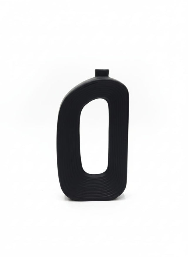 AKDC Large Black Ceramic Decorative Vase – 30×16 cm - Al Kabayel Discount CentreAKDC Large Black Ceramic Decorative Vase – 30×16 cmFlower/Plant PotsAKDCAl Kabayel Discount Centre
