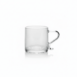 AKDC Large Capacity Clear Glass Mug with Designer Elegant Handle for Coffee Tea 345ml - Al Kabayel Discount CentreAKDC Large Capacity Clear Glass Mug with Designer Elegant Handle for Coffee Tea 345mlMugsAKDCAl Kabayel Discount Centre
