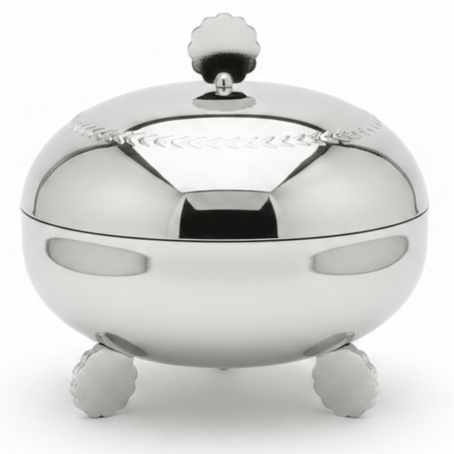 AKDC Large Capacity Stainless Steel Dates Bowl with Lid for Home & Hospitality Use – 15.5 cm - Al Kabayel Discount CentreAKDC Large Capacity Stainless Steel Dates Bowl with Lid for Home & Hospitality Use – 15.5 cmBowlsAKDCAl Kabayel Discount Centre