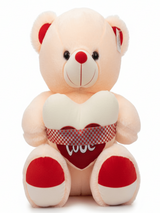 AKDC Large Cream Color Teddy Bear (50 cm) – Soft Plush Toy - Al Kabayel Discount CentreAKDC Large Cream Color Teddy Bear (50 cm) – Soft Plush ToyToysAKDCAl Kabayel Discount Centre