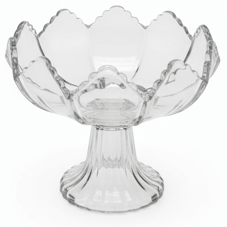AKDC Large Footed Glass Candy Bowl – Deep Elevated Bowl for Desserts, Snacks & Serving Display 18×16 cm - Al Kabayel Discount CentreAKDC Large Footed Glass Candy Bowl – Deep Elevated Bowl for Desserts, Snacks & Serving Display 18×16 cmBowlsAKDCAl Kabayel Discount Centre