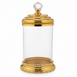 AKDC Large Glass Sugar Jar with Gold Lid & Stand – Elegant Kitchen & Table Storage Solution – 30x12 cm - Al Kabayel Discount CentreAKDC Large Glass Sugar Jar with Gold Lid & Stand – Elegant Kitchen & Table Storage Solution – 30x12 cmJars & Food SaversAKDCAl Kabayel Discount Centre