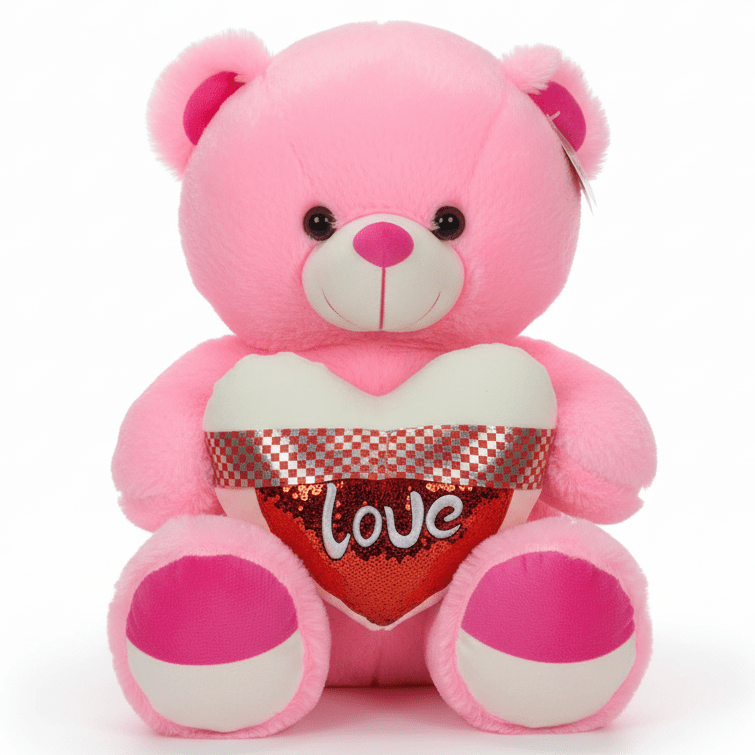 AKDC Large Pink Color Teddy Bear (50 cm) – Cute & Cuddly Plush - Al Kabayel Discount CentreAKDC Large Pink Color Teddy Bear (50 cm) – Cute & Cuddly PlushToysAKDCAl Kabayel Discount Centre