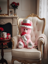 AKDC Large Pink Teddy Bear (50 cm) with Hat – Special Edition - Al Kabayel Discount CentreAKDC Large Pink Teddy Bear (50 cm) with Hat – Special EditionToysAKDCAl Kabayel Discount Centre