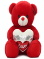 AKDC Large Red Color Teddy Bear (50 cm) – Classic Love Gift - Al Kabayel Discount CentreAKDC Large Red Color Teddy Bear (50 cm) – Classic Love GiftToysAKDCAl Kabayel Discount Centre