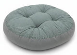 AKDC Large Round Cotton Floor Cushion – White with Grey Plaid Design, Soft Floor Seating Cushion, 55×55×12 cm - Al Kabayel Discount CentreAKDC Large Round Cotton Floor Cushion – White with Grey Plaid Design, Soft Floor Seating Cushion, 55×55×12 cmFloor Pillows & CushionsAKDCAl Kabayel Discount Centre