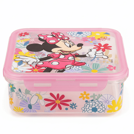 AKDC Large Square Food Storage Container – 750 ml Clear Plastic Box with Mickey Mouse Theme - Al Kabayel Discount CentreAKDC Large Square Food Storage Container – 750 ml Clear Plastic Box with Mickey Mouse ThemeJars & Food SaversAKDCAl Kabayel Discount Centre